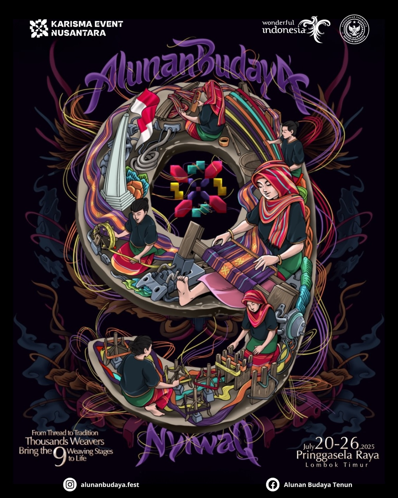 Alunan Budaya Desa ke 9 Pringgasela (Nyiwaq)